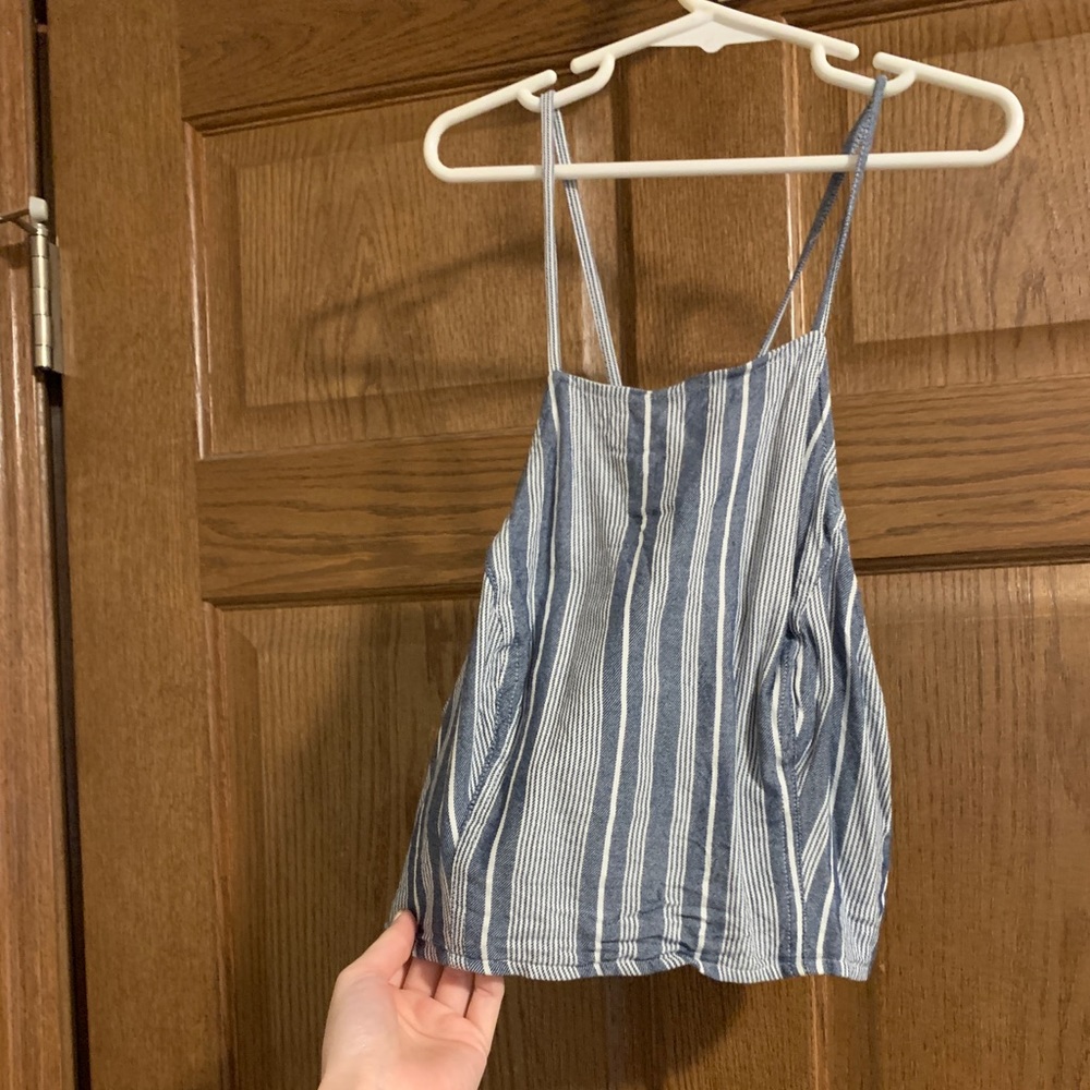 American Eagle high neck cross back tank